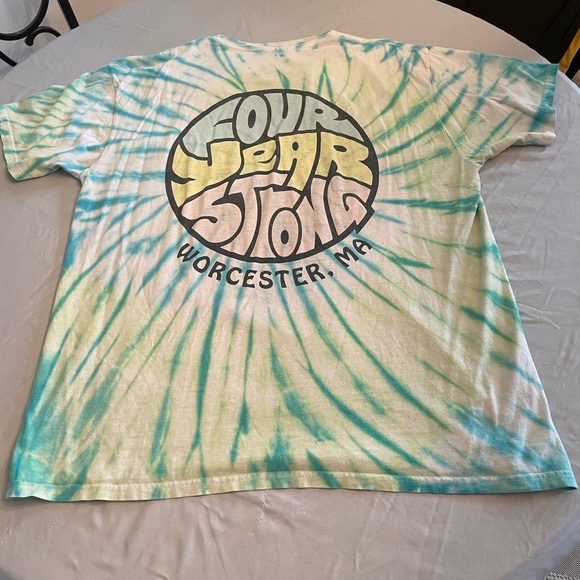 Four Year Strong Tie-Die Tour T-shirt Warped Tour - Picture 5 of 6